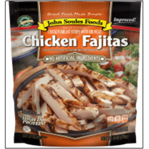 John Soules, Chicken Fajitas, Family Size 16 oz.